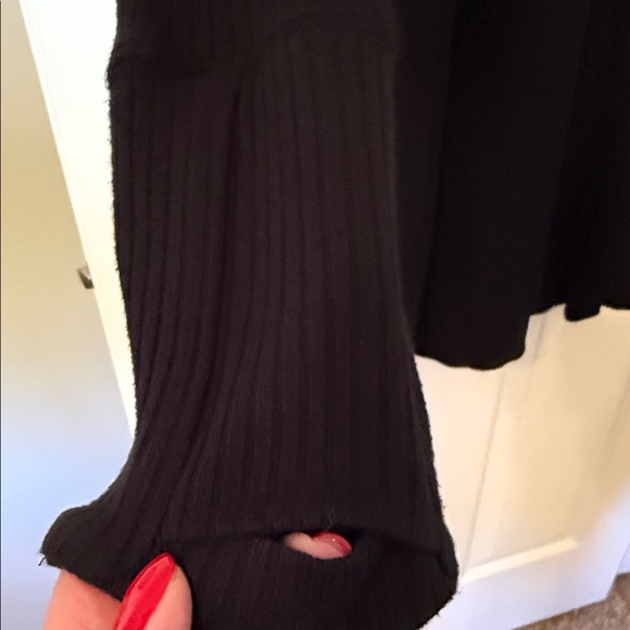 Athleta Ribbed Open Cardigan - Picture 3 of 5